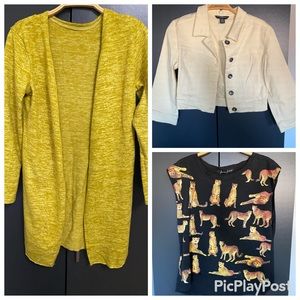 $10 yellow tops